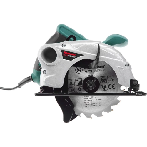 Циркулярная пила Hammer Flex 1300 Вт, 4700 об/мин, 160x20 мм, макс. пропил 55 мм CRP1300D фото 3