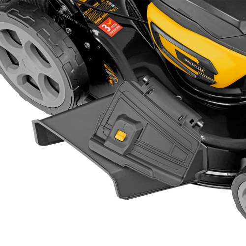 Газонокосилка аккумуляторная бесщет. DLM-460, 460 мм, травосб. 65 л., Li-Ion, 40 В Denzel фото 17