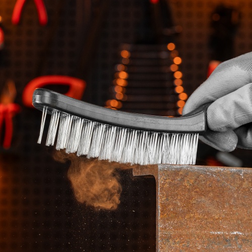 Щетка пятирядная металлическая с пластмассовой ручкой Sparta фото 11