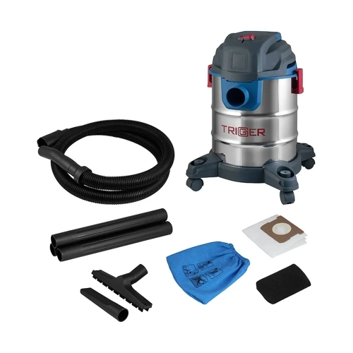 Строительный пылесос  ТРИГГЕР 20700 сетевой 1400Вт, н/ж бак= 20л, L кабеля=4 м тов-220313 фото 9