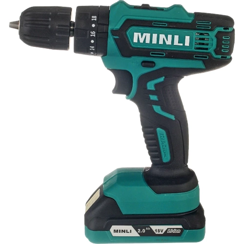 Аккумуляторная ударная дрель-шуруповерт MINLI 10mm 25N.m Li-ion 18Vx2 DC103.3-2.0A фото 5 Аккумуляторная ударная дрель-шуруповерт MINLI 10mm 25N.m Li-ion 18Vx2 DC103.3-2.0A фото 5
