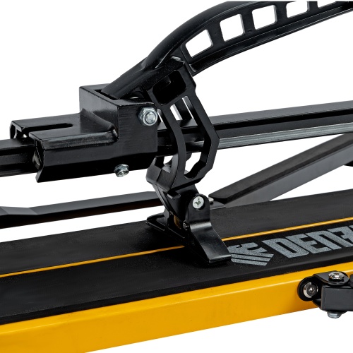 Плиткорез рельсовый 600х16мм, каретка на подш., стальная станина, усил. рукоятка-пенал Denzel фото 7