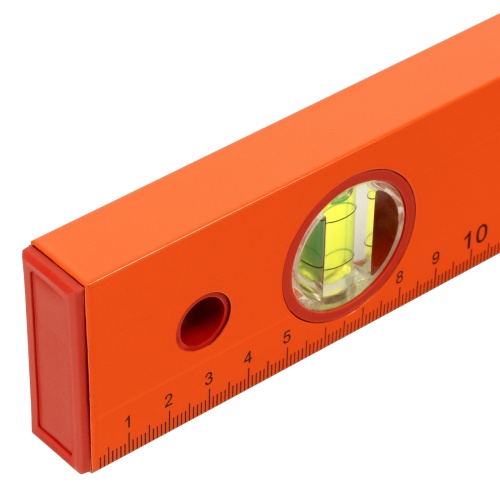 Уровень алюминиевый, 1500 мм, 3 глазка, желтый, линейка Sparta фото 5