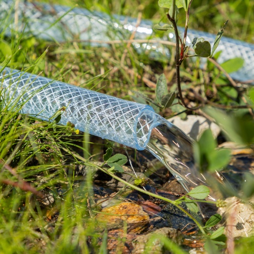 Шланг поливочный прозрачный армированный 3-х слойный, 1/2", 15 м Palisad фото 7