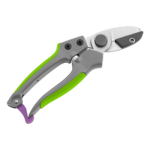 Секатор с наковальней, 170 мм, металлические обрезиненные рукоятки, Palisad фото 3