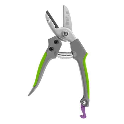 Секатор с наковальней, 170 мм, металлические обрезиненные рукоятки, Palisad фото 5