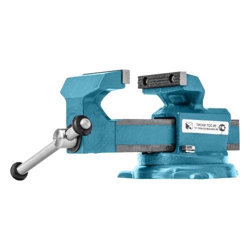 Тиски слесарные, 80 мм, поворотные (Глазов) фото 17