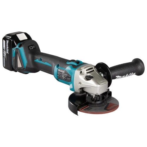 Шлифовальная угловая аккумуляторная машина Makita LXT 18В DGA504RT фото 5