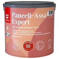 Лак акриловый Tikkurila Paneeli Assa Expert 700014045 база EP матовый 2,7 л