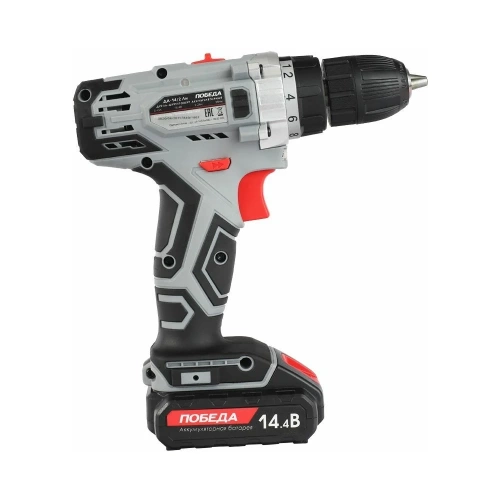 Аккумуляторная дрель-шуруповерт ПОБЕДА ДА-14/2 Ли 180201635 фото 9
