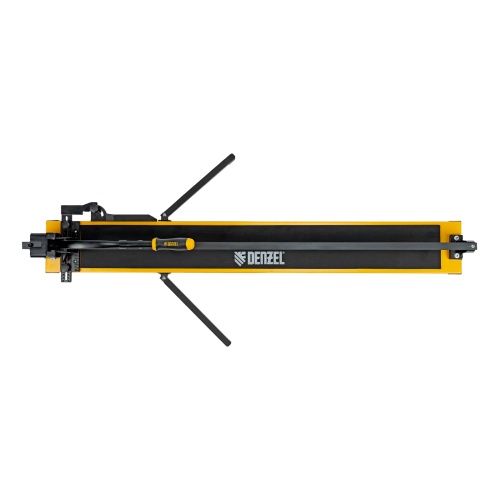 Плиткорез рельсовый 1200х16мм, каретка на подш., стальная станина, усил. рукоятка-пенал Denzel фото 3