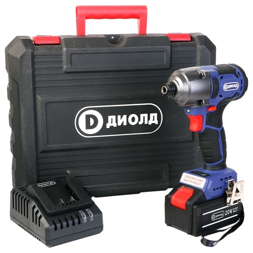 Ударный аккумуляторный гайковерт-шуруповерт ДИОЛД Гэа-20 ли-02 (кейс) 10300041 фото 3 Ударный аккумуляторный гайковерт-шуруповерт ДИОЛД Гэа-20 ли-02 (кейс) 10300041 фото 3