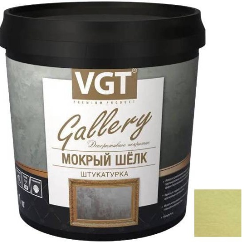 Штукатурка фактурная VGT Мокрый шелк жемчуг №6 1кг