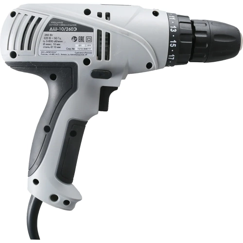 Сетевая дрель-шуруповерт ИНТЕРСКОЛ ДШ-10/260Э 210.1.1.00 фото 4 Сетевая дрель-шуруповерт ИНТЕРСКОЛ ДШ-10/260Э 210.1.1.00 фото 4