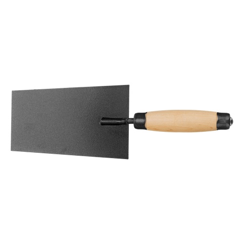 Кельма отделочника, стальная, деревянная усиленная ручка фото 3