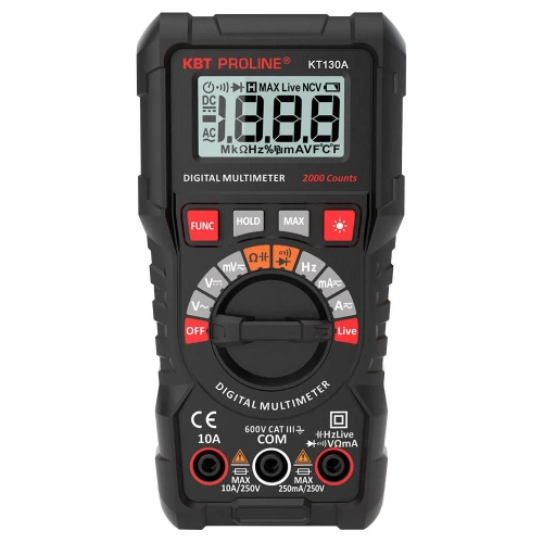 Цифровой мультиметр КВТ KT 130A PROLINE 88549