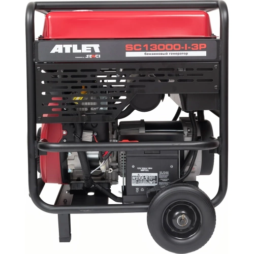 Бензиновый генератор ATLET (11кВт, электростартер, колеса и ручки) SC13000-I-3P фото 7