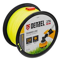 Леска для триммера круглая, 2,0мм х 276м, на DIN катушке FLEX CORD,  Denzel