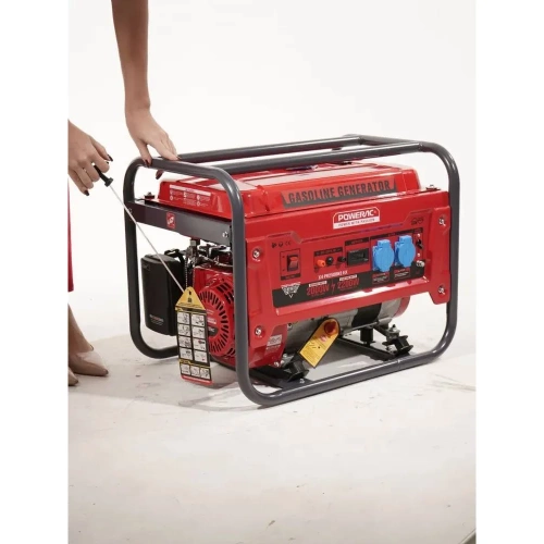 Генератор бензиновый электрический POWERAC 2.2 кВт, 220В, 6л.с., ручной стартер PR2500H2 фото 5 Генератор бензиновый электрический POWERAC 2.2 кВт, 220В, 6л.с., ручной стартер PR2500H2 фото 5