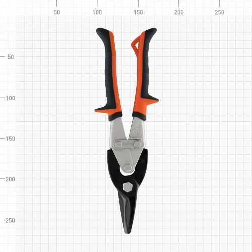 Ножницы по металлу (CrMo, прямые, 2-хкомпонентная ручка) 250мм Варяг 85015 тов-159288 фото 6