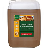 Антисептик трудновымываемый Prosept Exterior 002-20 для наружных работ концентрат 1:19 20 л