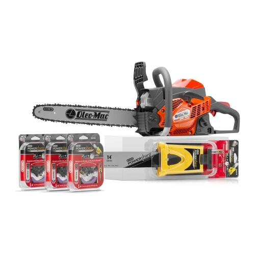 Бензопила Oleo-Mac GSH 40 16", 3/8, 1.3 мм + комплект PowerSharp шина 14”, 5033-9001E1PS14/2 Бензопила Oleo-Mac GSH 40 16", 3/8, 1.3 мм + комплект PowerSharp шина 14”, 5033-9001E1PS14/2