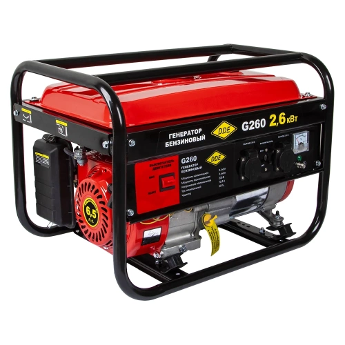 Бензиновый генератор DDE G260 2,6 кВт 6,5 л.с. 919-952