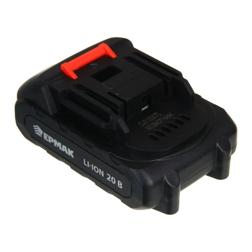 Дрель-шуруповерт аккумуляторный ударный ЕРМАК ДША-20, 20В, 2Ач, 0-400-1500 об.мин, 40 нм 691-046 фото 8 Дрель-шуруповерт аккумуляторный ударный ЕРМАК ДША-20, 20В, 2Ач, 0-400-1500 об.мин, 40 нм 691-046 фото 8