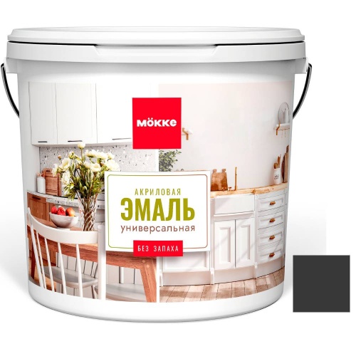 Эмаль акриловая Mokke 12840 Камчатский Вулкан полуглянцевая 2 кг