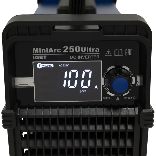 Инверторный сварочный аппарат (250 А; 1.5+1.1 м; ПВ 60%) Richip MiniArc 250Ultra фото 7 Инверторный сварочный аппарат (250 А; 1.5+1.1 м; ПВ 60%) Richip MiniArc 250Ultra фото 7