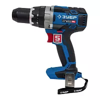 Бесщеточная дрель-шуруповерт ЗУБР Профессионал Т7 20 В, 100 Нм, без АКБ  DB-211