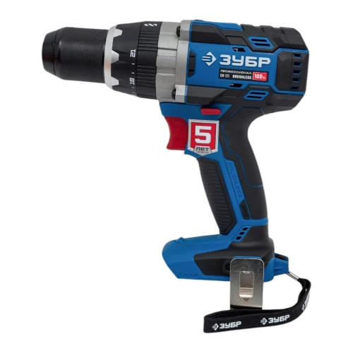 Бесщеточная дрель-шуруповерт ЗУБР Профессионал Т7 20 В, 100 Нм, без АКБ DB-211 Бесщеточная дрель-шуруповерт ЗУБР Профессионал Т7 20 В, 100 Нм, без АКБ DB-211