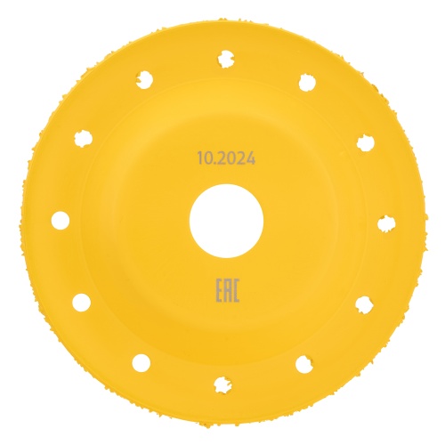 Чашка твёрдосплавная зачистная,125 мм, Наклонная, среднее зерно #16 Denzel фото 2