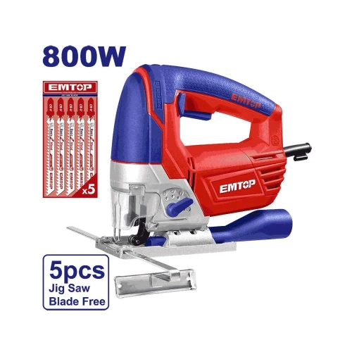 Лобзик электрический EMTOP напряжение: 220-240 В 50/60 Гц,, потребляемая мощность: 800 Вт, скорость холостого хода: 800-3000 об/мин EJSW8001 фото 3