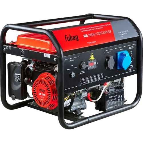 Электростанция бензиновая FUBAG BS 3500 A ES DUPLEX 46740