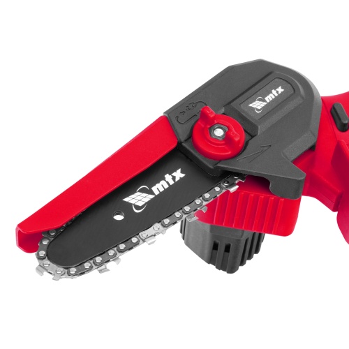 Цепная мини-пила аккумуляторная, MCS-100, шина 100 мм, Li-Ion, 20 В MTX фото 24