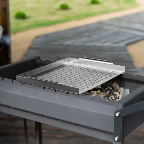 Противень для гриля перфорированный 395x290x30 мм, Camping Palisad фото 10