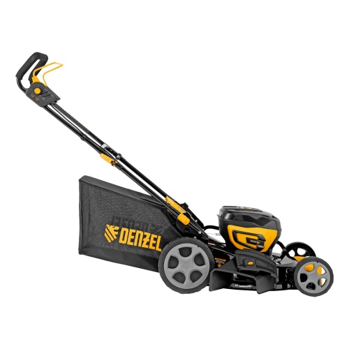 Газонокосилка аккумуляторная бесщет. DLM-460, 460 мм, травосб. 65 л., Li-Ion, 40 В Denzel фото 8