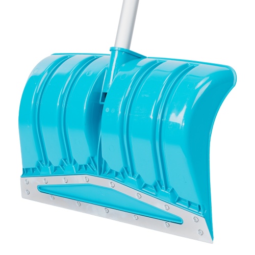 Лопата-скрепер для уборки снега, полипропилен, 460х320х1300 мм, алюминиевый черенок, ПВХ, LUXE Palisad фото 5 Лопата-скрепер для уборки снега, полипропилен, 460х320х1300 мм, алюминиевый черенок, ПВХ, LUXE Palisad фото 5