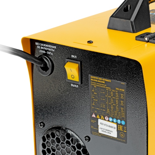 Аппарат инвертор. полуавтомат. cварки IMIG-205SDR, 200 А, ПВ 60%, катушка 5 кг Denzel фото 11