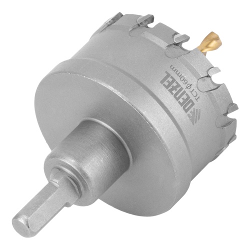 Коронка по металлу твердосплавная, 60 мм Denzel фото 3