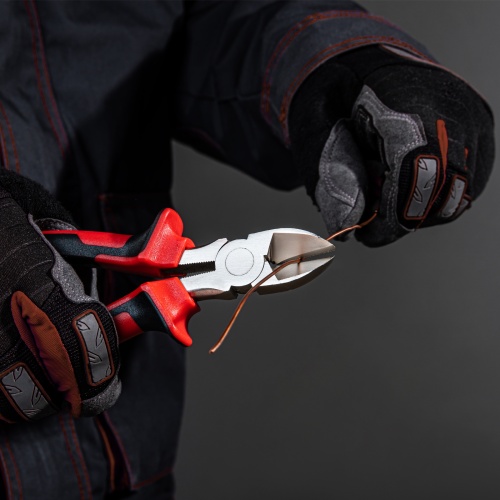 Бокорезы Nickel, 180 мм, никелированные, двухкомпонентные рукоятки Matrix фото 8