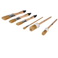 Набор кистей Biber 31403 флейцевые натуральная щетина 6 шт