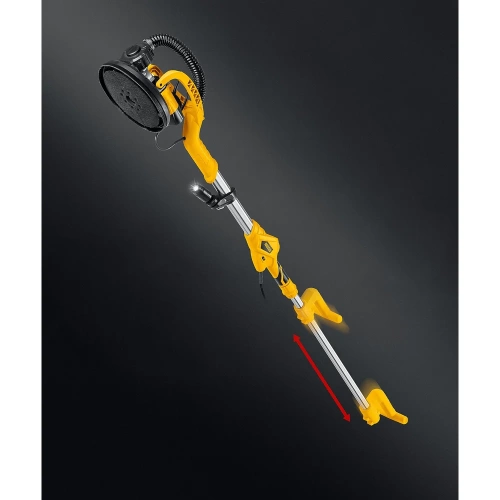 Шлифовальная машина для стен (жираф) STEHER D225мм, 800Вт, удлиненная рукоятка, подсветка DWL-800 фото 4 Шлифовальная машина для стен (жираф) STEHER D225мм, 800Вт, удлиненная рукоятка, подсветка DWL-800 фото 4