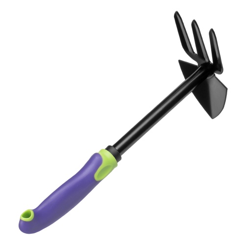 Мотыжка комбинированная, 75х300 мм, стальная, обрезиненная эргономичная рукоятка, LSR1, Palisad фото 2