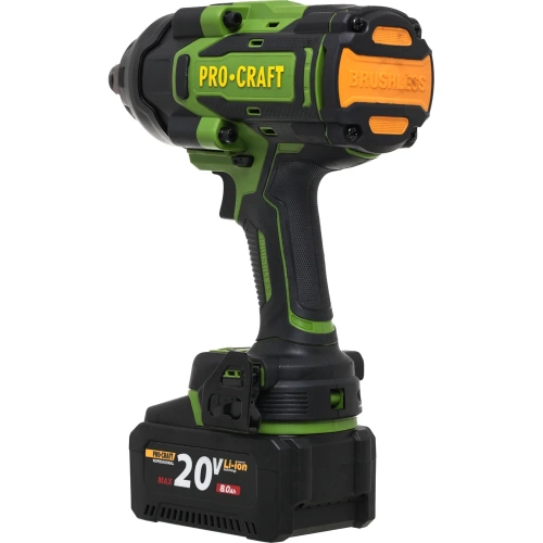 Гайковерт аккумуляторный PROCRAFT PWA90 20В 2100Нм (АКБ 8Ач + ЗУ) Кейс PWA90-1b-c фото 11 Гайковерт аккумуляторный PROCRAFT PWA90 20В 2100Нм (АКБ 8Ач + ЗУ) Кейс PWA90-1b-c фото 11