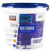 Эмаль универсальная VGT База С матовая 1 кг