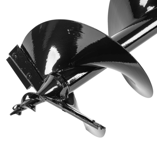 Шнек для грунта ER-250, диаметр 250 мм, длина 800 мм,соединение 20 мм, съемный нож Denzel фото 3