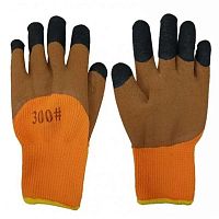 Зимние акриловые перчатки с ПВХ утепленные ТОРРО