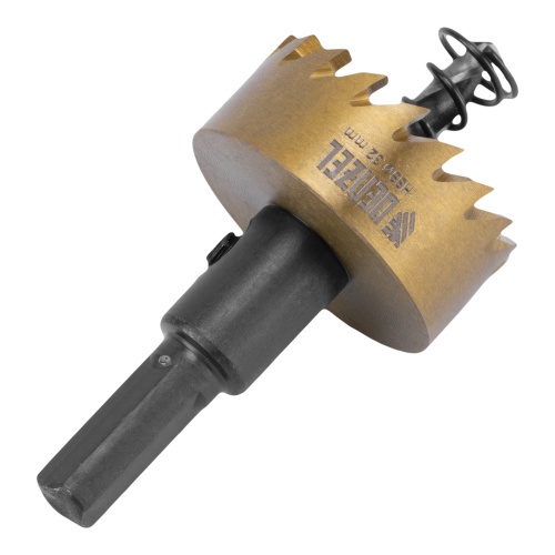 Коронка по металлу HSS, 32 мм, нитридтитановое покрытие Denzel фото 2